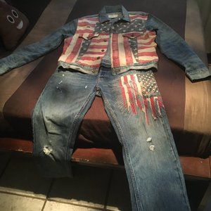 Denim & Supply Ralph Lauren American Flag Jean Set